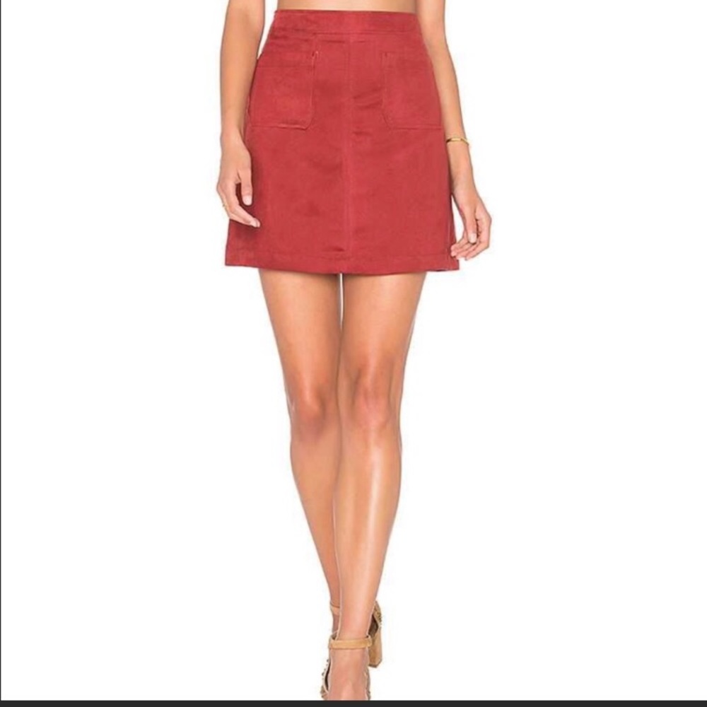 Sanctuary Suede Skirt